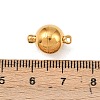304 Stainless Steel Magnetic Clasps with Loops STAS-K006-10mm-04B-4