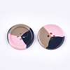 Tri-color Resin Buttons RESI-S377-06A-05-2