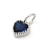 Brass Micro Pave Cubic Zirconia Pendants KK-H204-01P-01-2