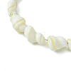 Natural Shell Beads Anklets AJEW-AN00619-4