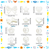 ABS Plastic Imitation Pearl Beads KY-SC0002-28A-2