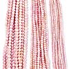 Anti-Tarnish Electroplate Glass Beads Strands EGLA-ZX010-8mm-04-2