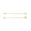Brass Lapel Pin Base Settings X-KK-I693-02E-G-2