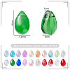 200Pcs 20 Colors Handmade Lampwork Beads LAMP-GA0001-11-2
