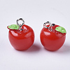 Apple Resin Charms X-RESI-R184-04A-2