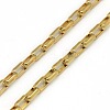 Trendy Unisex 304 Stainless Steel Box Chain Necklaces NJEW-L043-05G-2