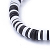 Handmade Polymer Clay Heishi Beads Stretch Bracelets BJEW-JB05300-02-3