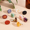 Natural Tiger Eye Drawer Knobs FIND-WH0056-40P-07-6