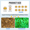 50G Luminous Transparent Acrylic Beads OACR-TAD0001-01I-4