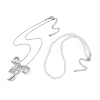 Fashionable Necklace Sets NJEW-K384-06P-2