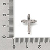Brass Micro Pave Clear Cubic Zirconia Pendants CU-CBA9883-05C-P-3
