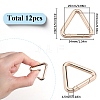 12Pcs Alloy Spring Gate Rings FIND-SC0010-18-2