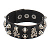 Punk Style Imitation Leather Bangles WG28DDA-09-1