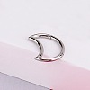 316L Stainless Steel Micro Pave Cubic Zirconia Hoop Nose Rings WG5D603-18-1