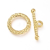Alloy Toggle Clasps TIBE-G020-01G-2