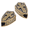 2Pcs Brass European Beads KK-DC0004-80C-1