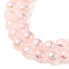 Plating Natural Selenite Beads Strands G-G120-A01-03-02-2
