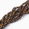 Natural Tiger Eye Beads Strands X-GSR4mmC014-AB+-1