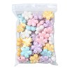 40Pcs 5 Colors Opaque Acrylic Beads OACR-FS0002-84-8