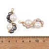 Natural Cultured Freshwater Pearl Beaded Pendants PALLOY-JF05932-3