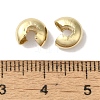 Brass Crimp Bead Cover KK-K383-07A-G-3