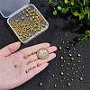 240Pcs 3 Styles Brass Solid Beads KK-ME0002-70-3