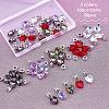 Fingerinspire 50Pcs 5 Colors Large Hole Alloy European Dangle Charms FIND-FG0001-63-4