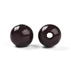 Painted Natural Wood Beads WOOD-A018-16mm-08-2