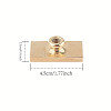 Wax Seal Brass Stamp Head AJEW-WH0215-046-2