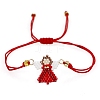 Friendship Angel Loom Pattern Miyuki Seed Beads Bracelets for Women BJEW-C011-45A-2