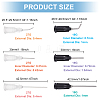 BENECREAT 120Pcs 6 Style Plastic Fluid Precision Blunt Needle Dispense Tips TOOL-BC0002-11-2