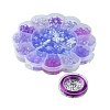 DIY Flower & Star Acrylic & ABS Plastic Imitation Pearl Beads Bracelets Making Kits DIY-FS0006-51-6