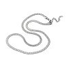 304 Stainless Steel Herringbone Chain Necklaces NJEW-P282-04P-2