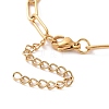 Vacuum Plating 304 Stainless Steel Paper Chain Bracelet for Men Women BJEW-E031-13G-02-3