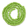 Opaque Solid Color Glass Beads Strands EGLA-A034-P2mm-D30-2