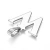 Non-Tarnish 304 Stainless Steel Pendants STAS-F106-95P-W-2