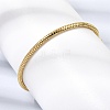 3MM European Brass Chain Bracelet Making BJEW-A164-04G-3