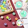 Two Tone Plating Acrylic Beads MACR-CJC0004-26-3