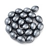 Electroplated Shell Pearl Beads Strands BSHE-H110-01-02-3