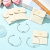 6Pcs Knot Shape Cuff Bangle BJEW-YW0001-19-5