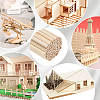 100Pcs Wood Craft Sticks DIY-OC0015-05A-5