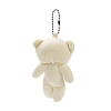 PP Cotton Mini Animal Plush Toys Bear Pendant Decoration HJEW-C002-03C-2