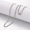 Non-Tarnish 304 Stainless Steel Necklace MAK-K004-12P-1