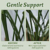 Leaf Shape Acrylic Plant Growth Fixator DIY-WH0430-933B-6