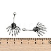 Spider 316 Surgical Stainless Steel Belly Button Rings/Earrings EJEW-G416-06AS-5