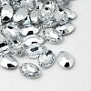 Imitation Taiwan Acrylic Rhinestone Cabochons GACR-A007-8x10mm-01-1