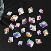 GOMAKERER 72Pcs 3 Style Irregular Rhombus Glass Sew on Rhinestone GLAA-GO0001-15-5