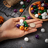 DIY Halloween Wooden Ornaments Making Kits DIY-CD0001-42-5