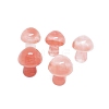 Watermelon Stone Glass Mushroom Figurines PW-WG12900-01-1