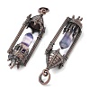 Natural Fluorite Faceted Pointed Bullet Shaped Big Pendants G-P613-01R-03-2